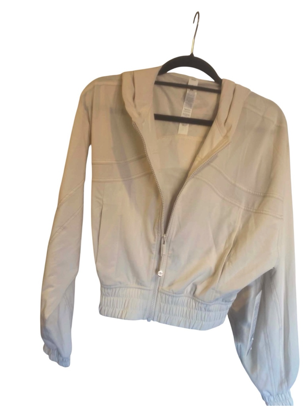 NWT Lululemon Define Hooded Track Jacket Swift LIGHT IVORY Size 4